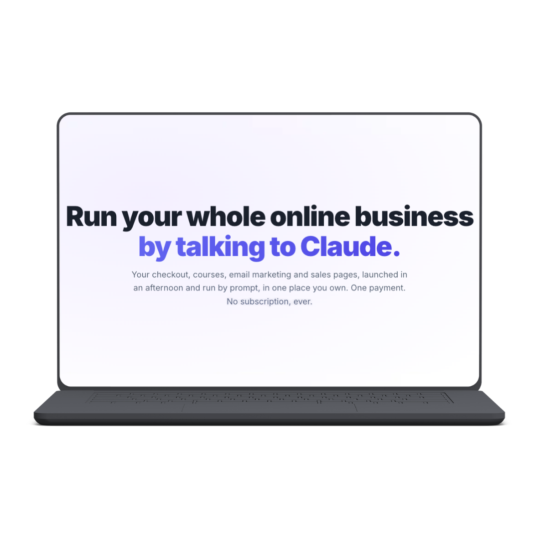 Run your whole online business by talking to Claude + OTO